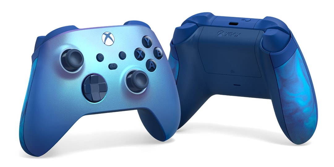 Xbox Controller Turquoise Xbox Unveils Color-Shifting Aqua Blue Controller | Hypebeast