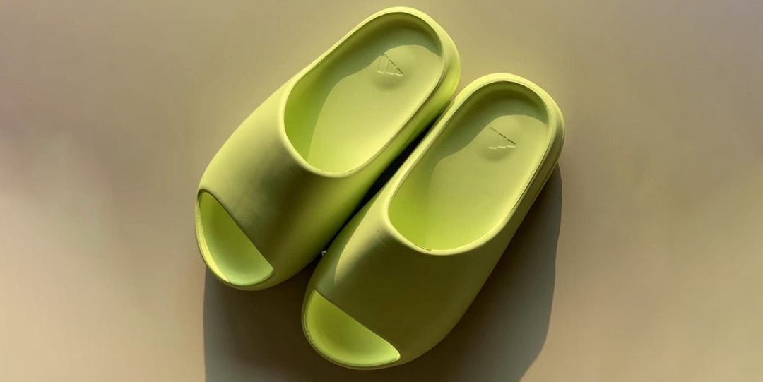 Кроссовки adidas YEEZY Slide «Glow Green» скоро появятся в продаже