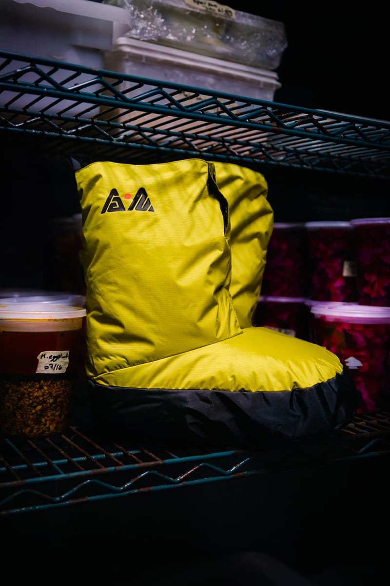 Adsum x Nanga Sleeping Bag and Boots | Hypebeast