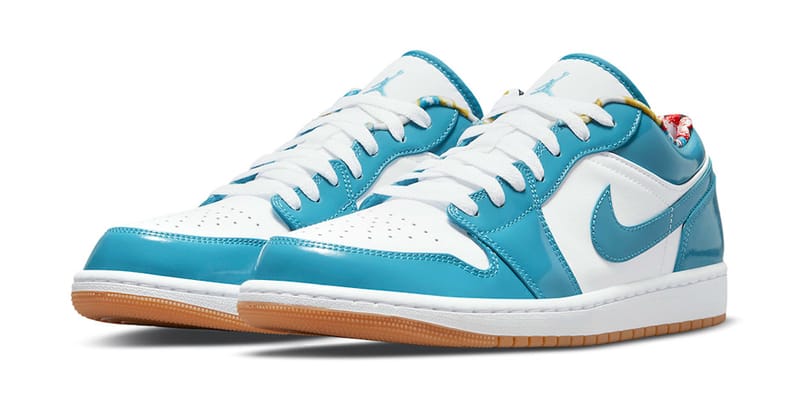 Teal and best sale white jordans