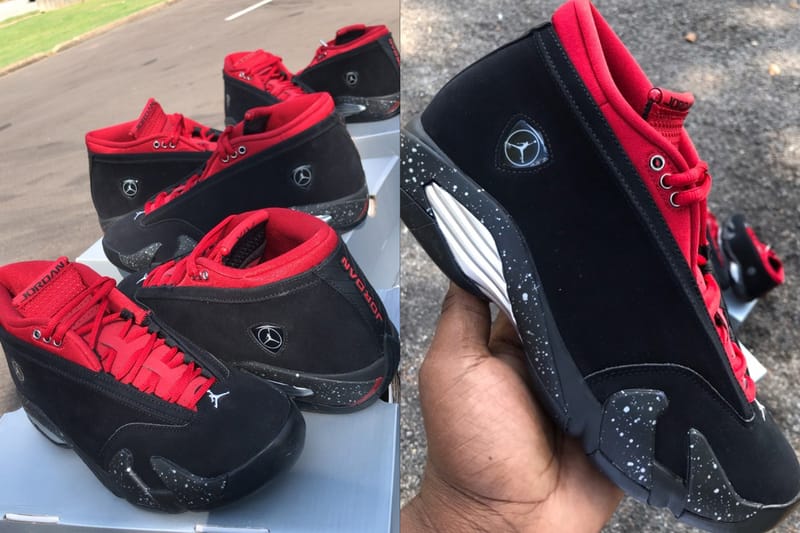 Retro 14 black deals and red