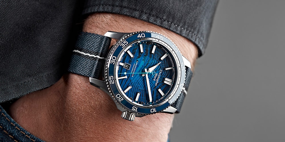 Christopher Ward C60 #tide основан на использовании переработанного океанского пластика