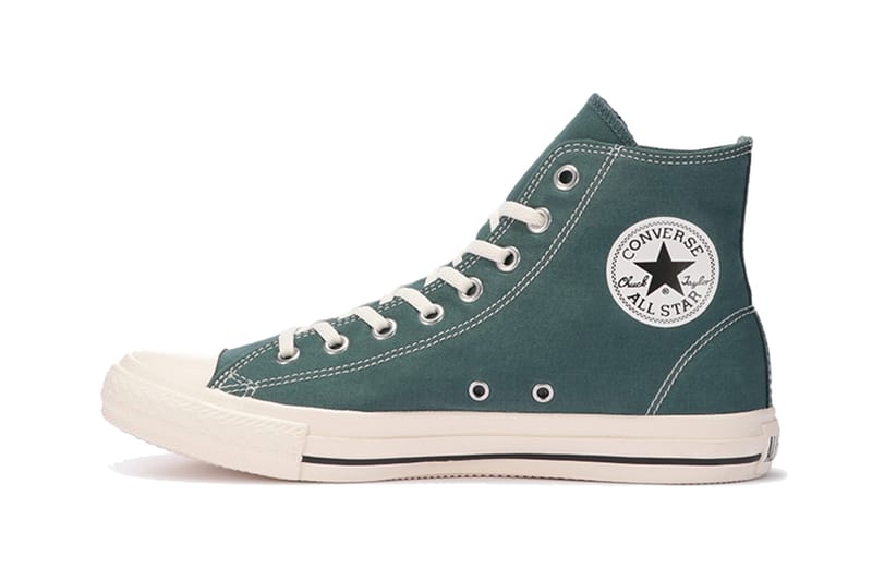 Hunter green 2024 converse high tops