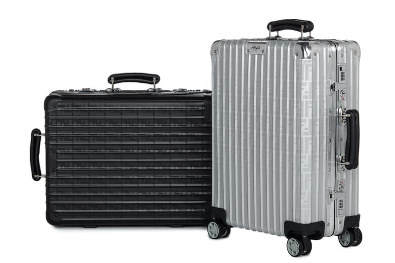バッグ FENDI RIMOWA Fendi x Rimowa Cabin Trolley Luggage Zucca Red Web Belt