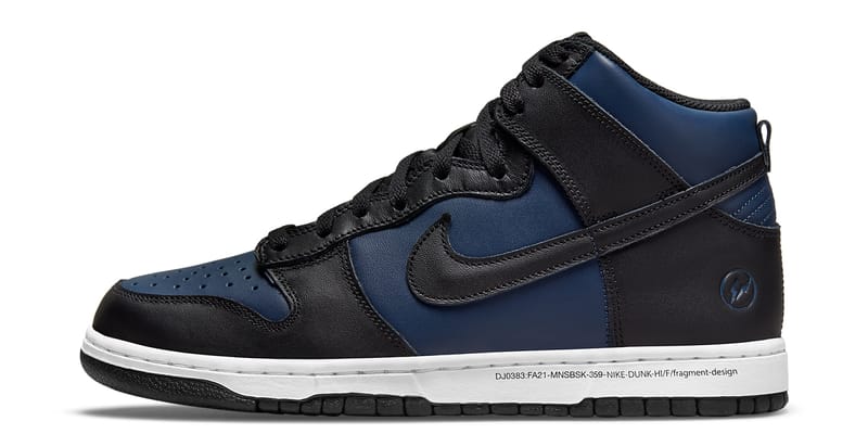 fragment design x Nike Dunk High 