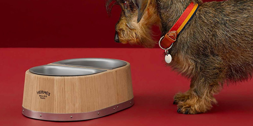 Миска для собаки Hermès стоимостью 1140 долларов США была изготовлена ​​с использованием традиционных методов изготовления бочек.