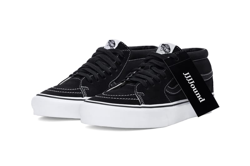 Vans sk8 mid pro hotsell black white