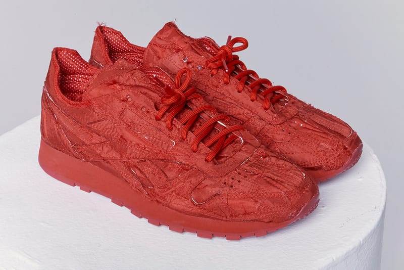 Reebok classic suede womens hot sale red