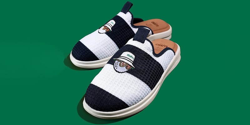 ■■Malbon Golf■■MALBON X LUSSO Scenario Slide 男女兼用♪ Lusso Cloud x Malbon Golf Scenario Shiburi Indigo Tofu Slide
