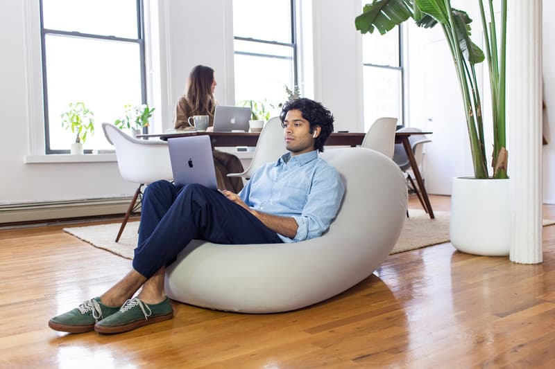 HOT Moon Pod Bean Bag Back Support Pillow Pod Chair Moon