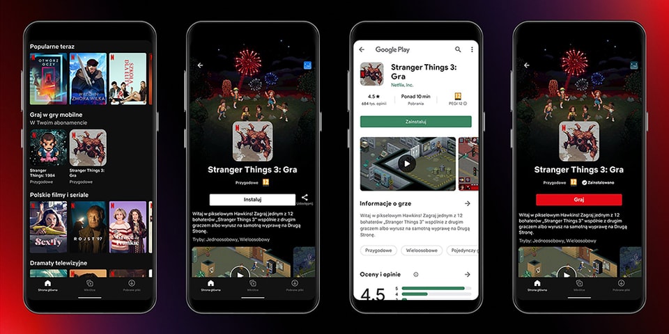Netflix testuje gry z tytułami Stranger Things Netflix testuje gry z tytułami Stranger Things