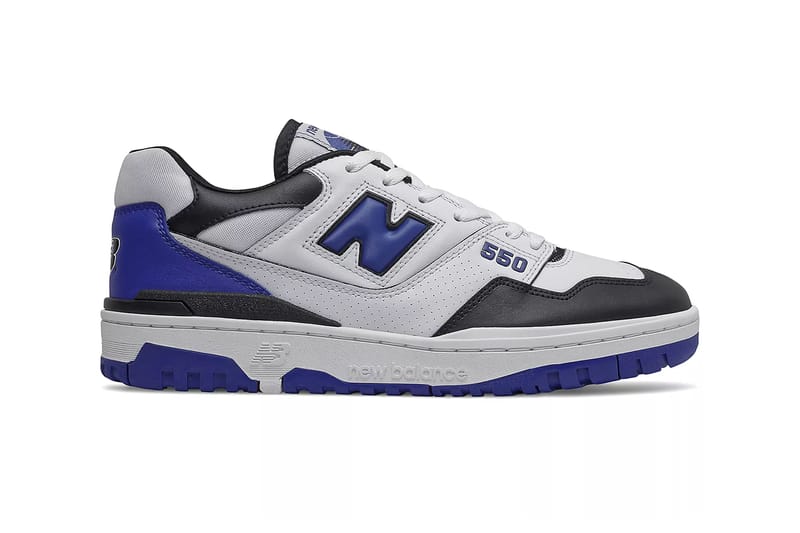 New balance royal outlet white grey