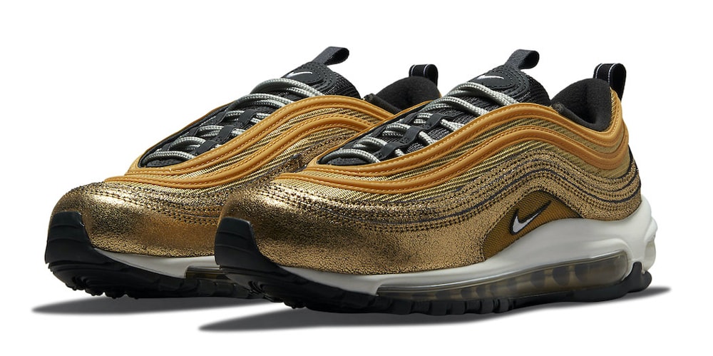 Nike выдерживает Air Max 97 с облупленным покрытием «треснувшее золото»