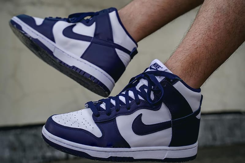 nike dunk high championship navy release date