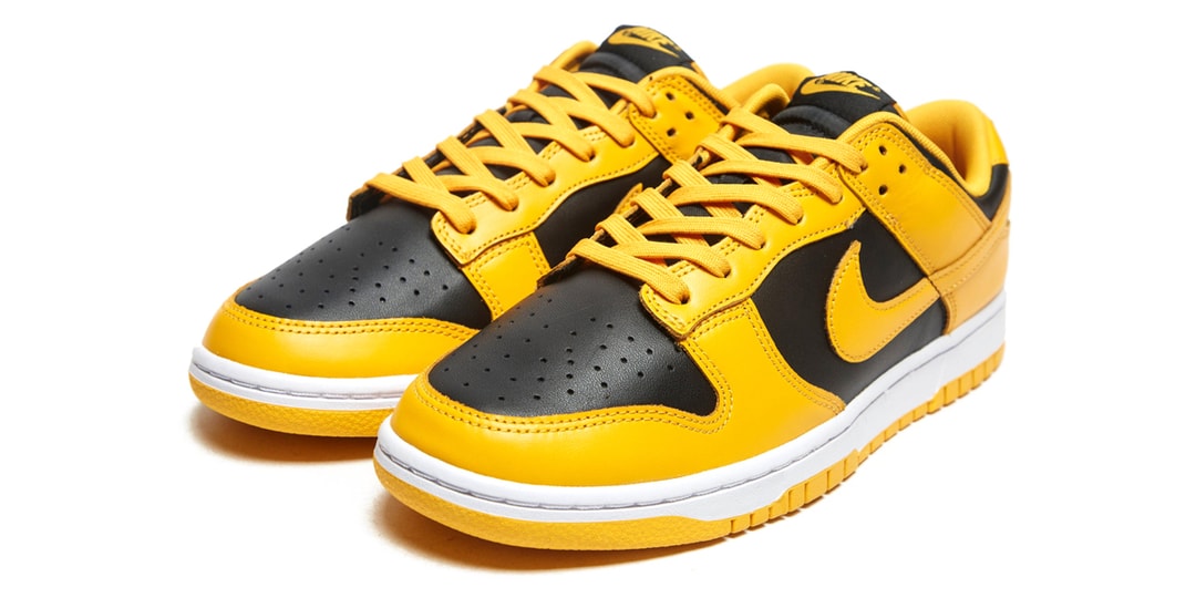 Nike Dunk Low приобретает знакомую цветовую гамму «Золотой стержень».