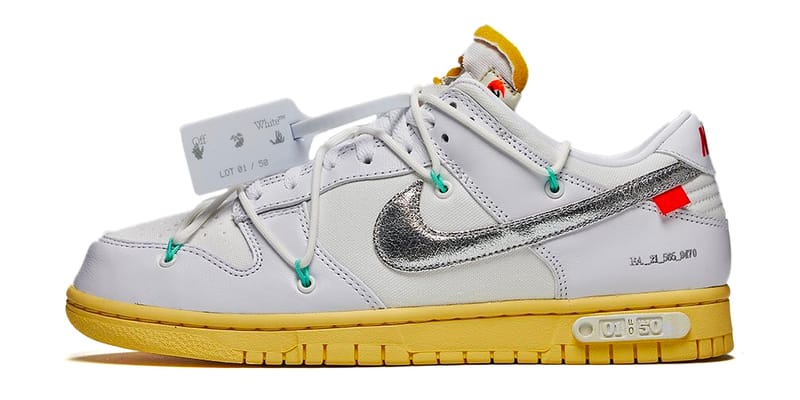 27.5cm OFF-WHITE × NIKE DUNK LOW靴/シューズ - スニーカー