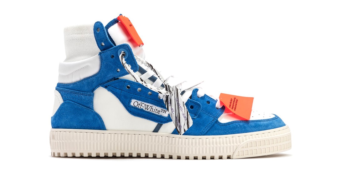 Кроссовки Off-White™ Off-Court 3.0 в спортивной бело-синей цветовой гамме