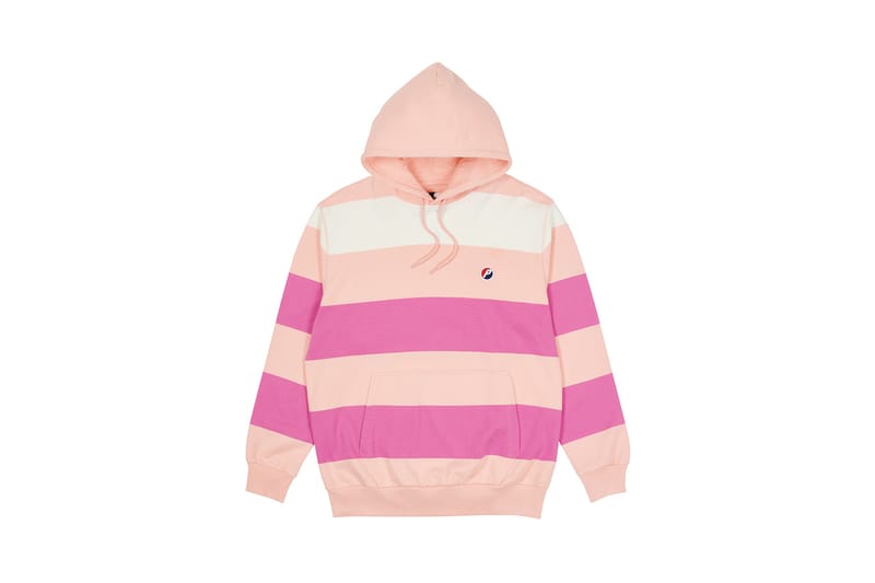 Palace store striped hoodie