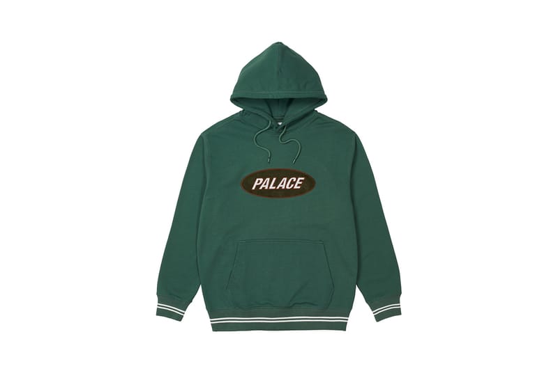 Palace hoodie online green