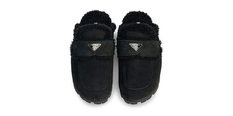 Prada fur clearance slippers