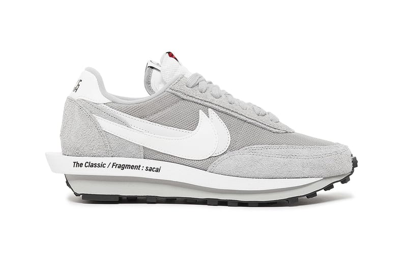 sacai fragment Nike LDWaffle Navy Grey Release Info | Hypebeast