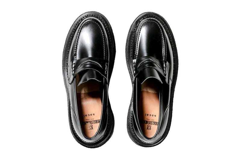 新品登場 double cox george sacai ドレス/ビジネス coin UK7 loafer ...