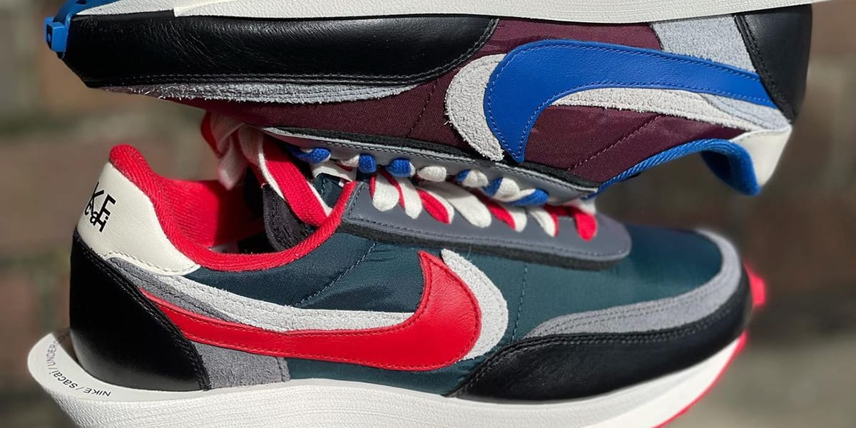 sacai UNDERCOVER Nike LDWaffle Midnight Spruce Release 