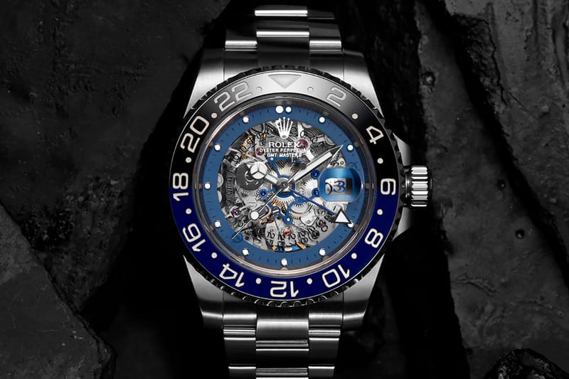 Custom skeleton watch hot sale