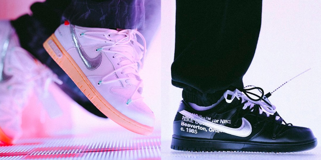 Off-White™ представляет Nike Dunk Low «THE 50» 01 из 50 и 50 из 50 Информация о выпуске