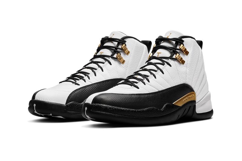 Jordan 12 black and gold release date hotsell