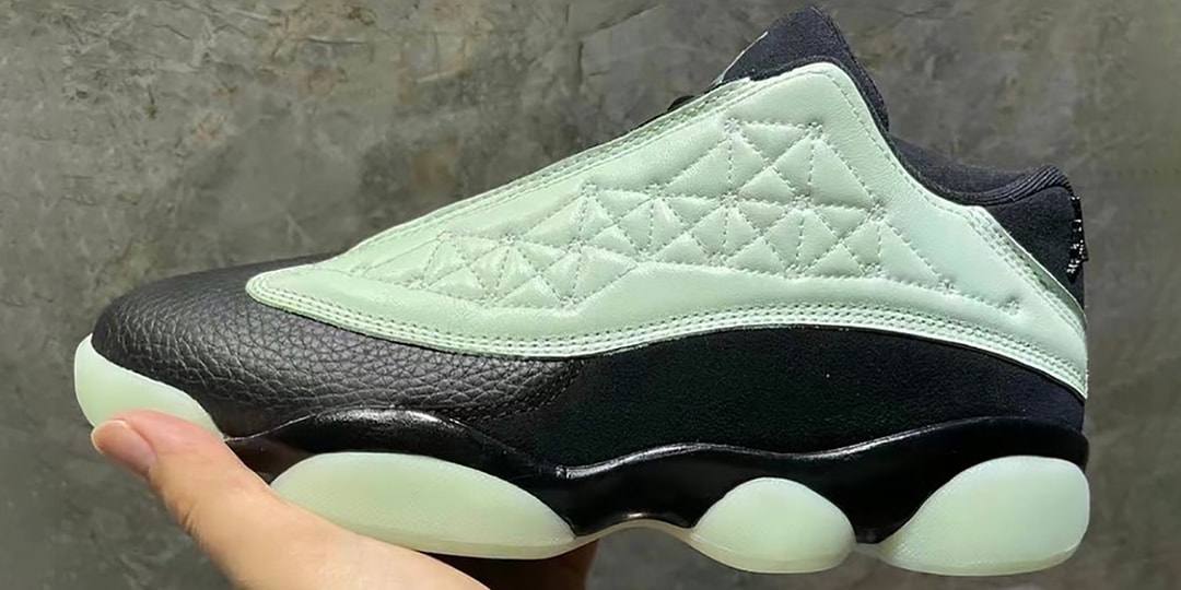 Цветовая гамма Air Jordan 13 Low со светящимся в темноте верхом и подошвой