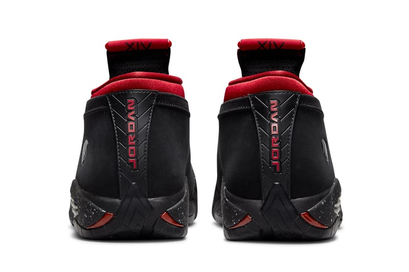 Jordan 14 red outlet and white