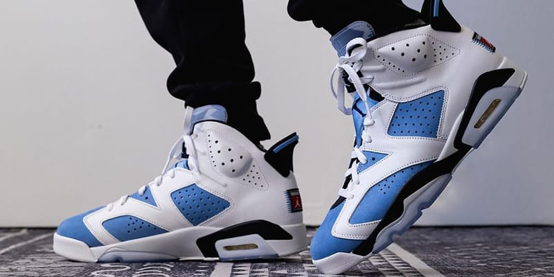 Air jordan 6 shop unc release date