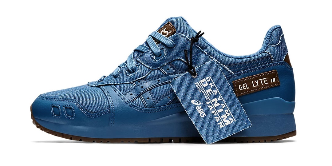 ASICS GEL-Lyte III выпущен в цвете «Лазурно-синий» деним Окаяма