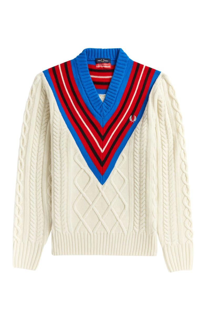 Fred perry 2025 cricket jumper