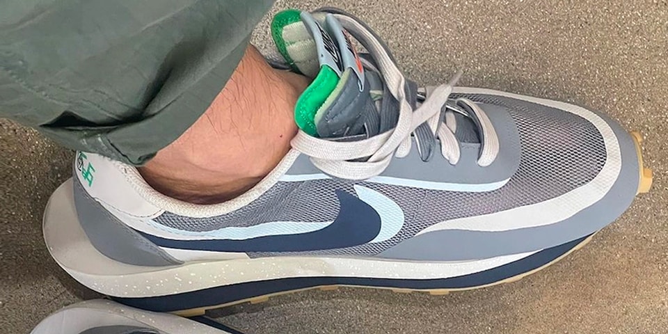 sacai clot grey navy