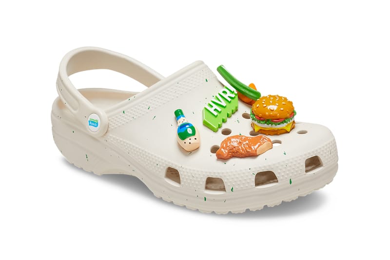 Cream crocs hotsell