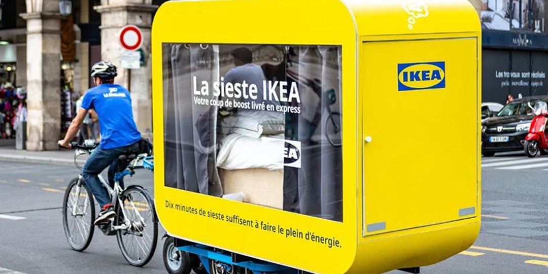 IKEA запускает перемещение спальных капсул по Парижу