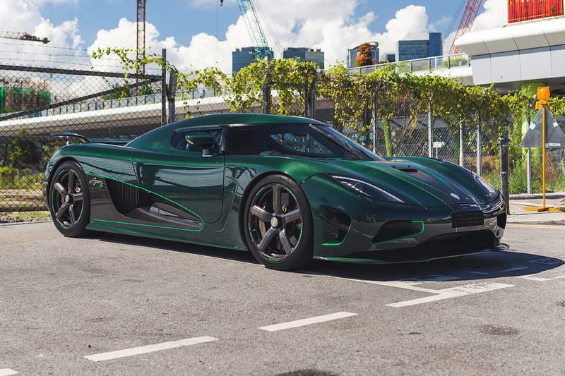 1 of 5 Koenigsegg Agera S in Green Carbon for Sale Hypebeast