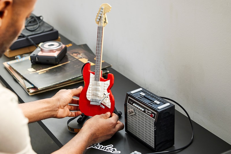 LEGO Introduces a Fender Stratocaster Guitar Set Hypebeast