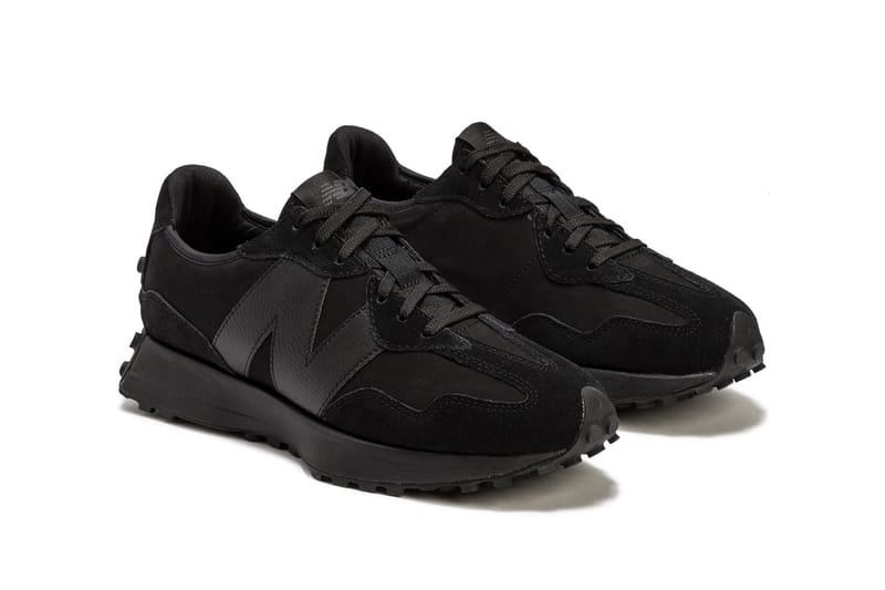 New balance black clearance leather