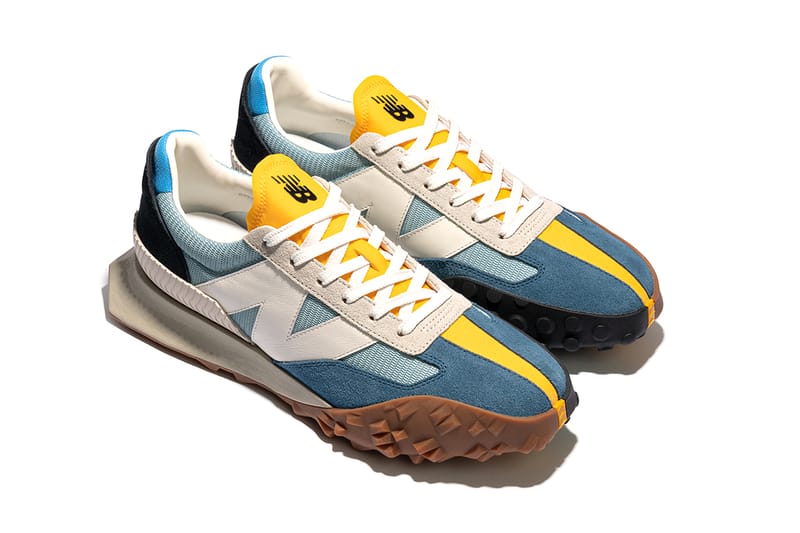 New balance cheap blue yellow