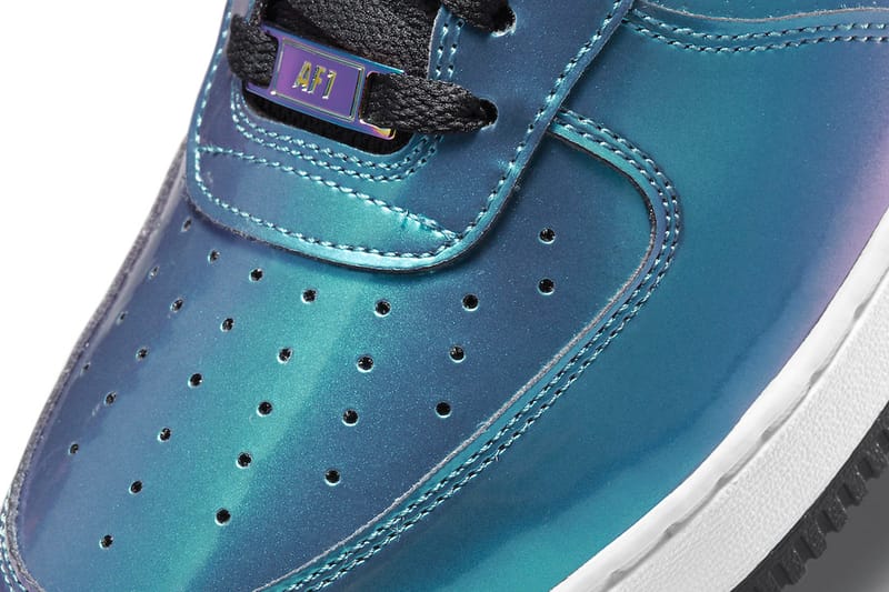 Nike air force 1 iridescent purple deals