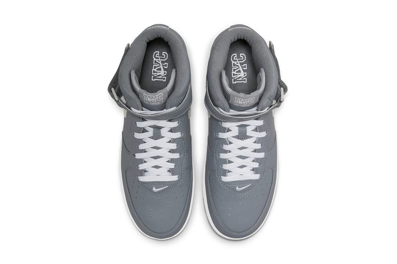 Nike Air Force 1 Mid NYC Cool Grey DH5622-001 Release | Hypebeast