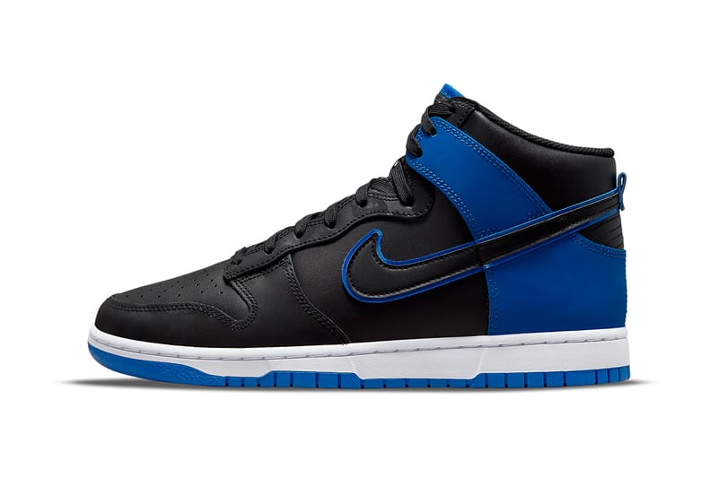 Nike Dunk High Black Hyper Royal DD3359 001 Release Date Hypebeast