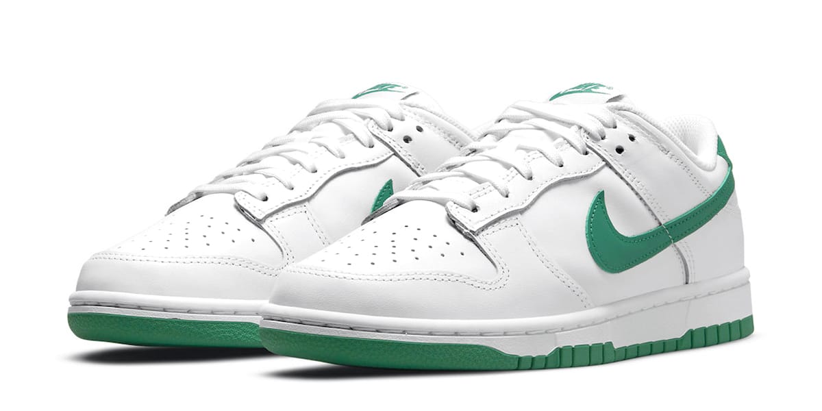 Nike Dunk Low Green and White Colorway Release | Hypebeast