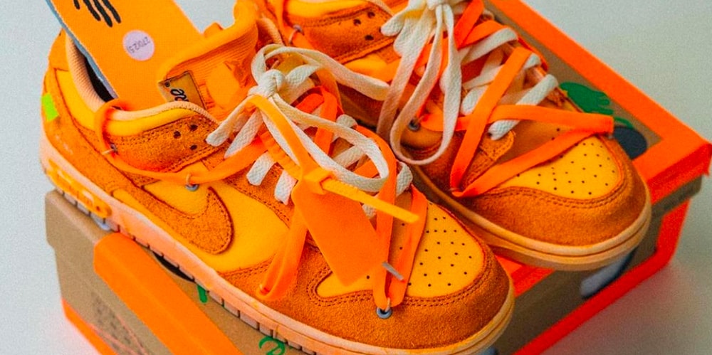 Off-White™ запускает серию, посвященную изменениям Nike Dunk Low «The 50»