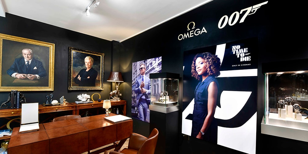 Omega открывает Дом Бонда в Лондоне в преддверии релиза «Не время умирать»