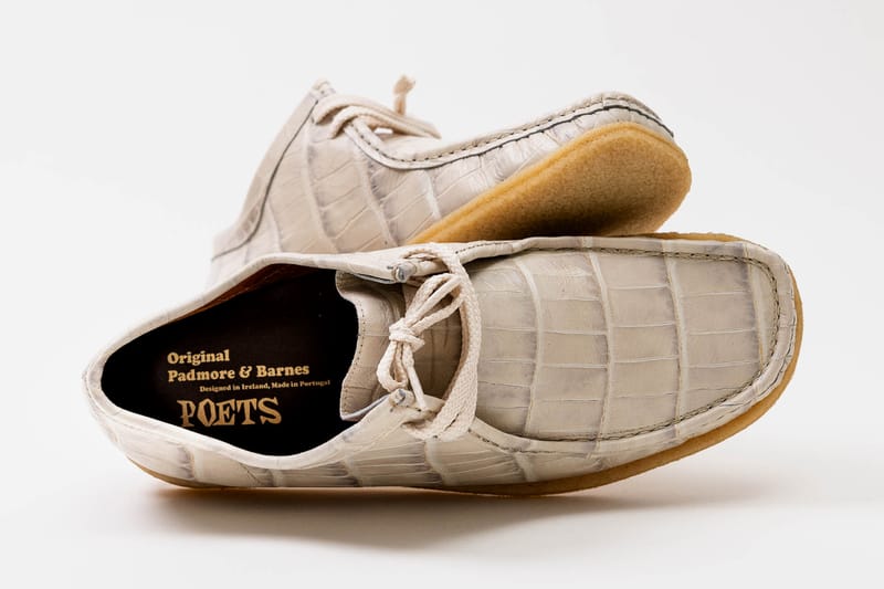 POETS x Padmore Barnes P204 White Croc Release Date Hypebeast