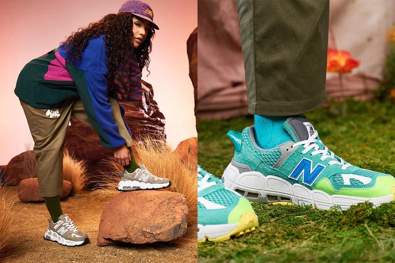 Salehe Bembury × New Balance 574 Yurt New Balance 574 YURT Salehe Bembury Team Forest Green Men's